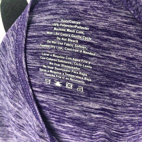 NWT Avia Racerback Athletic Tank Top Purple XL - Picture 3 of 5